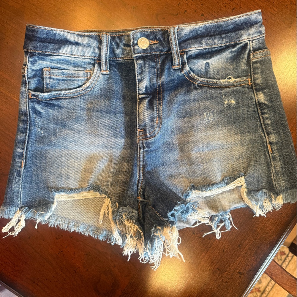 Denim Distressed Women's Shorts